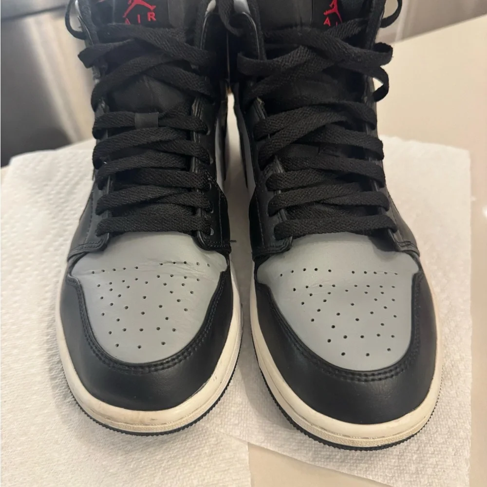 Jordan Black and Gray High-Top Sneakers - Picture 2 of 5